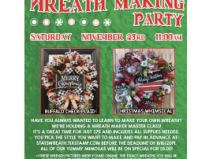 Holiday Wreath Making Party